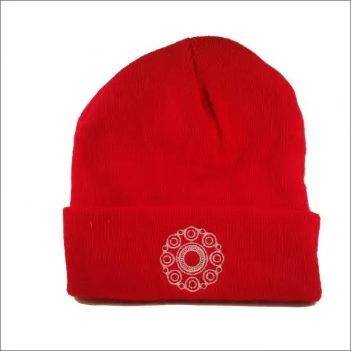 Zeeuwse knop muts rood