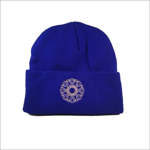 Zeeuwse knop muts blauw
