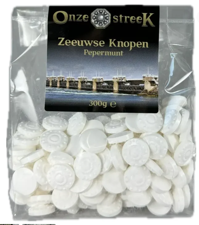 Zeeuwse knopen pepermunt 300 gram