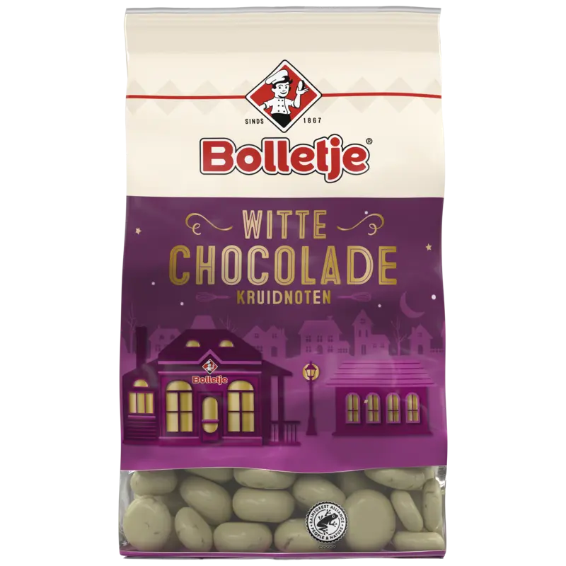 Bolletje Kruidnoten witte chocolade