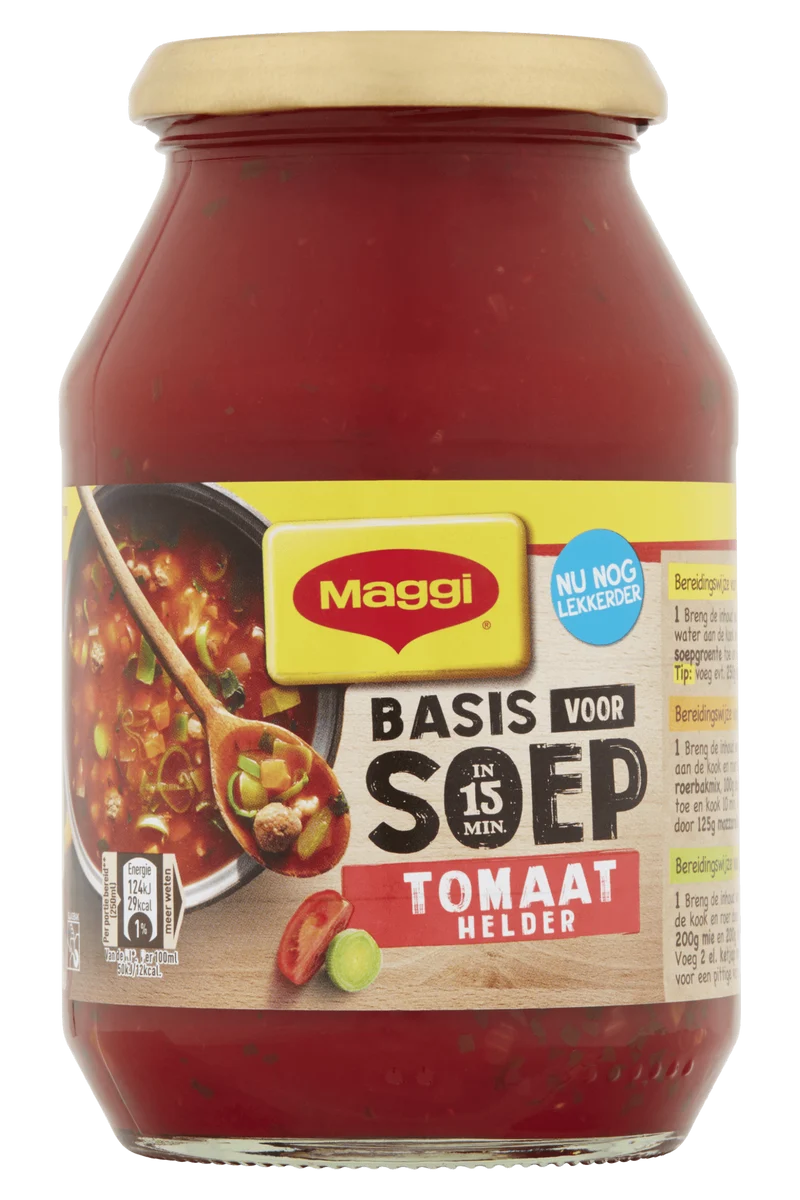 Maggi Basis voor soep heldere tomatensoep