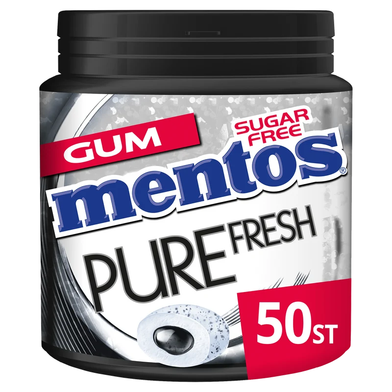 Mentos Gum Pure Fresh Black Mint