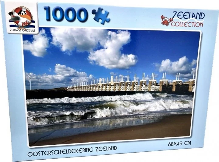 Puzzel Oosterscheldekering 70x50 cm 1000 stukjes