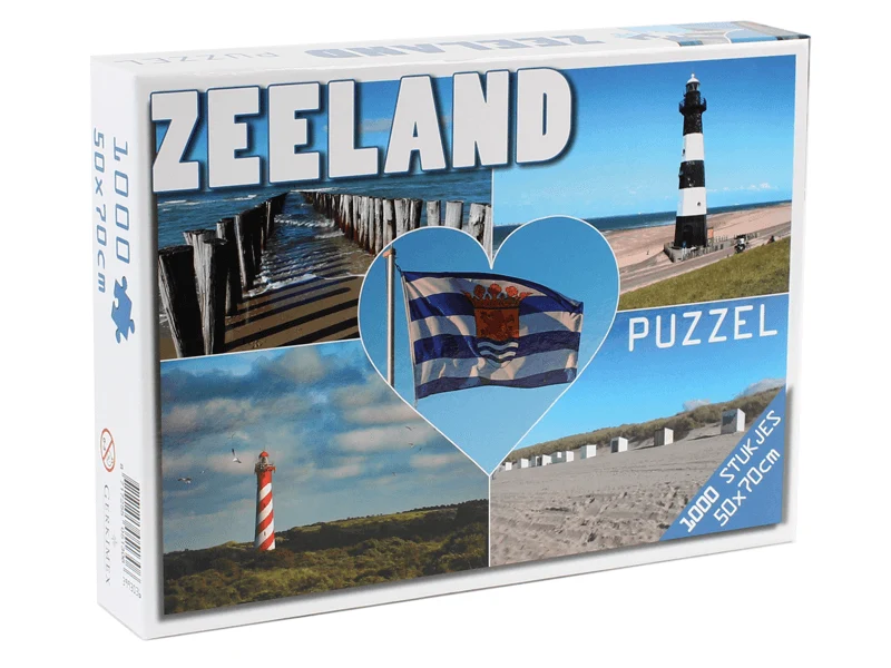 Puzzel 50x70cm ZEELAND collage