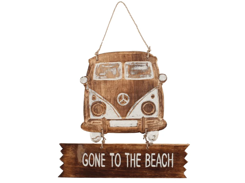 Deurhanger - bordje - Gone to the beach