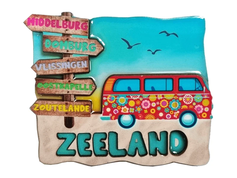 Magneet MDF busje Zeeland