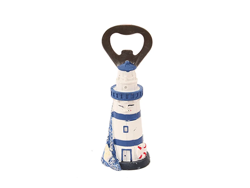 Vuurtoren blauw/wit als opener