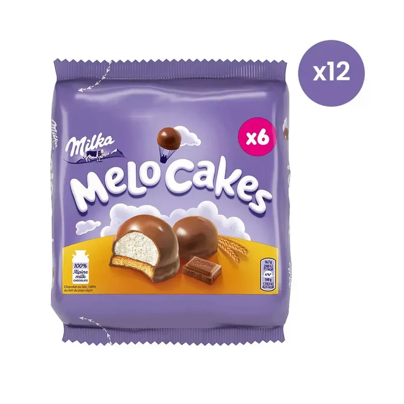 Milka Melo Cakes - 100g x 12