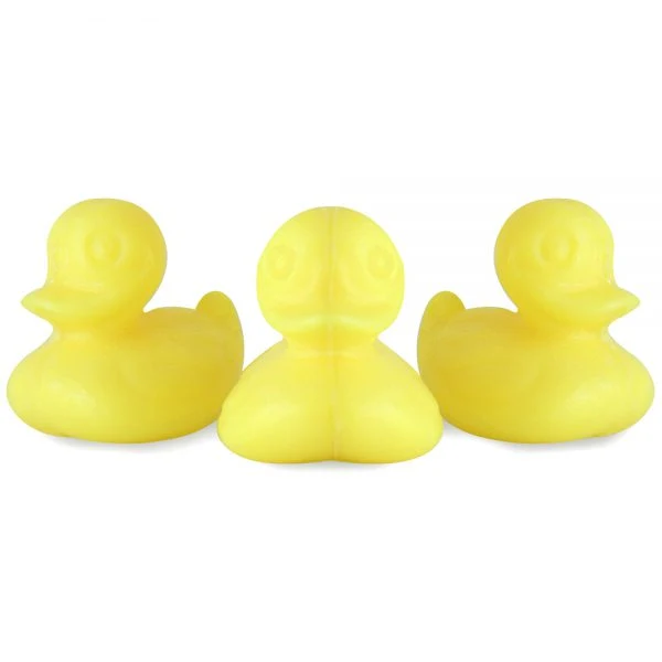 Gastenzeep badeendjes geel (3 stuks)