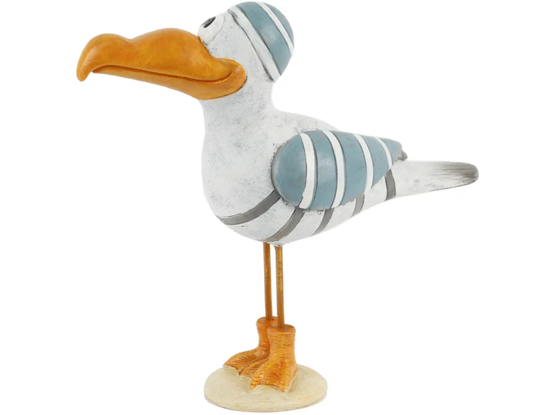 Meeuw funny lichtblauw groot 20 cm
