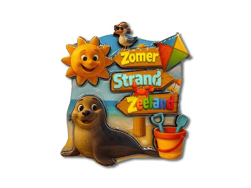 Magneet MDF Zeeland zeehond