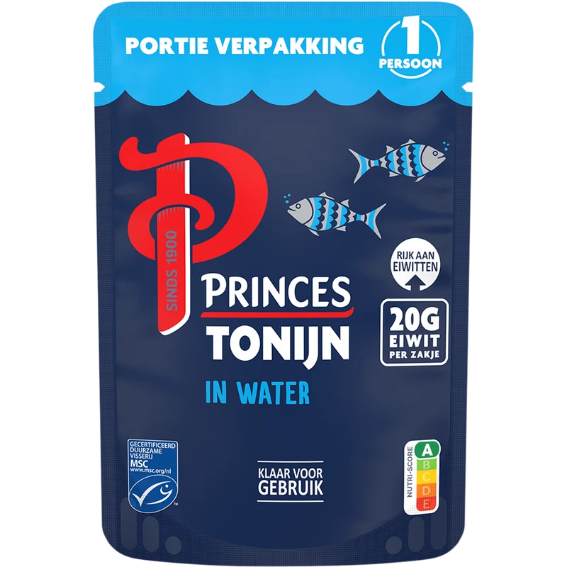 Princes Tonijn in water pouch