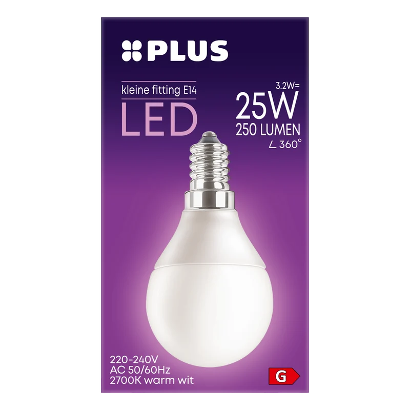 LED 25W Kogel E14 kleine fitting mat