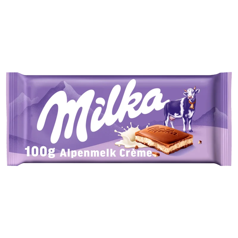 Milka Chocoladereep Alpenmelk Creme