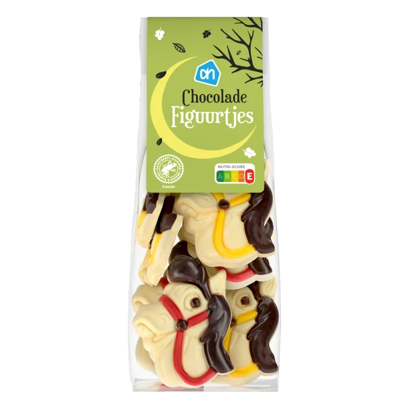 Chocoladefiguurtje wit paard