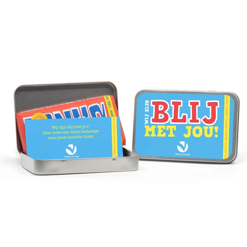 Tony's Chocolonely 180 gram in blik - Leraar
