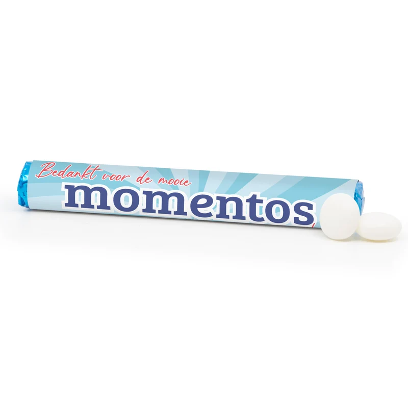 (compli)MENTOS rol met eigen ontwerp - Communie jongens
