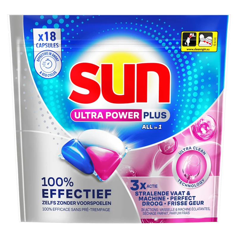 Sun Ultra Power vaatwascapsules