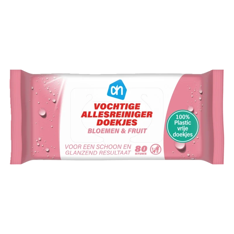Vochtige allesreiniger doekjes bloemen