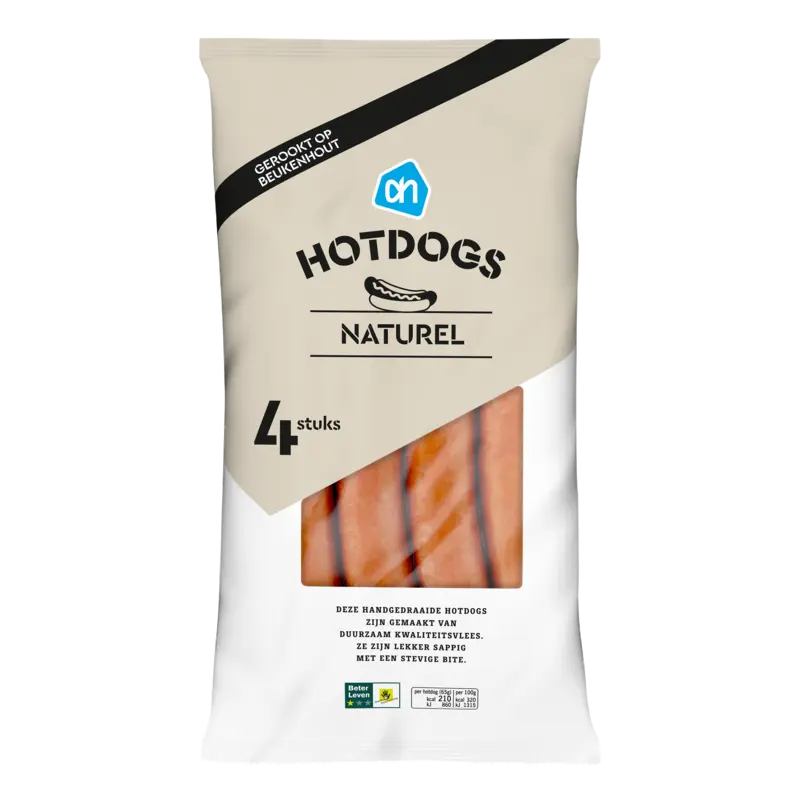 Hotdogs naturel