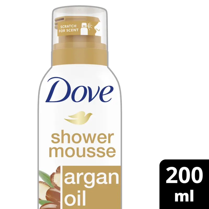 Dove Argan oil shower mousse