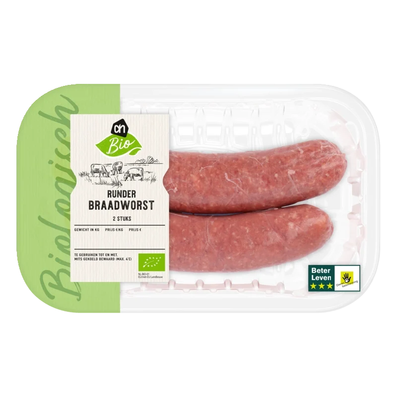 Biologisch Runderbraadworst