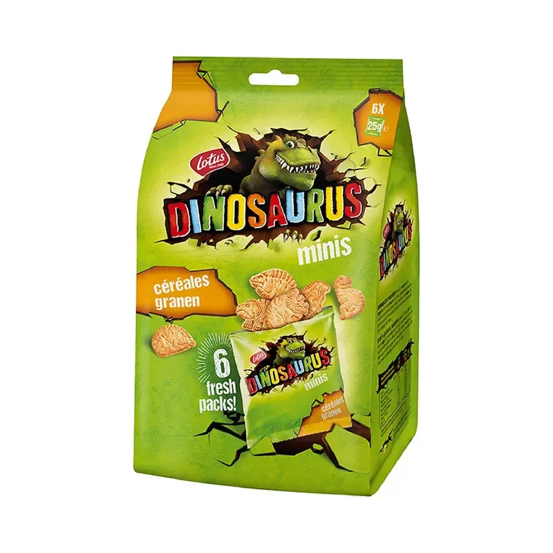 Lotus Dinosaurus mini's - granen - 25g x6