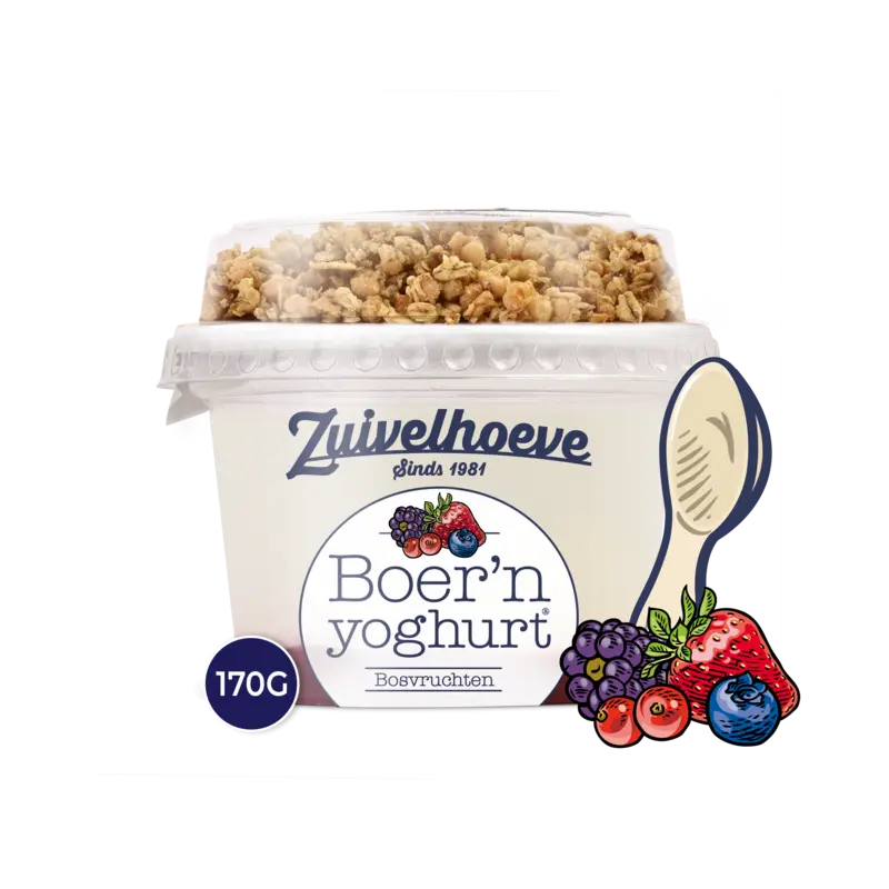 Zuivelhoeve Boer'n muesli bosvruchten