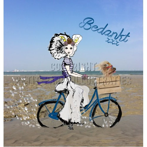 Zeeuwse kaart - bedankt + boodschap