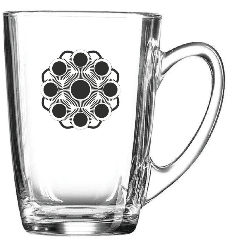 Theeglas hoog 33 cl met Zeeuwse knop
