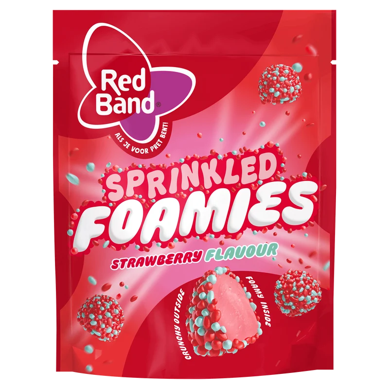Redband Sprinkled foamies Aardbei