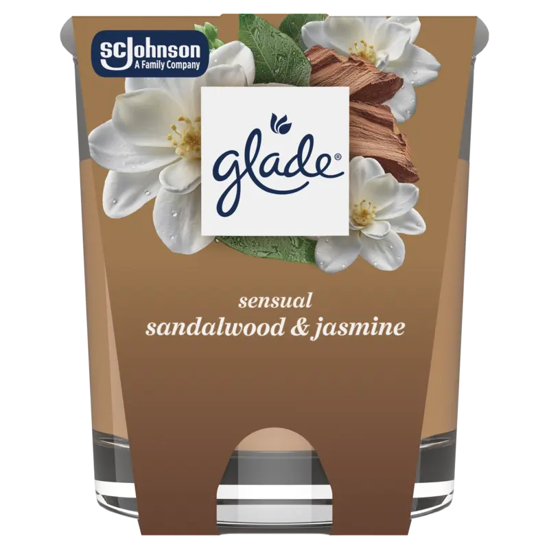 Glade Kaars sensual sandalwood & jasmine
