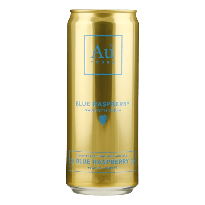 AU Vodka Blue Raspberry premix