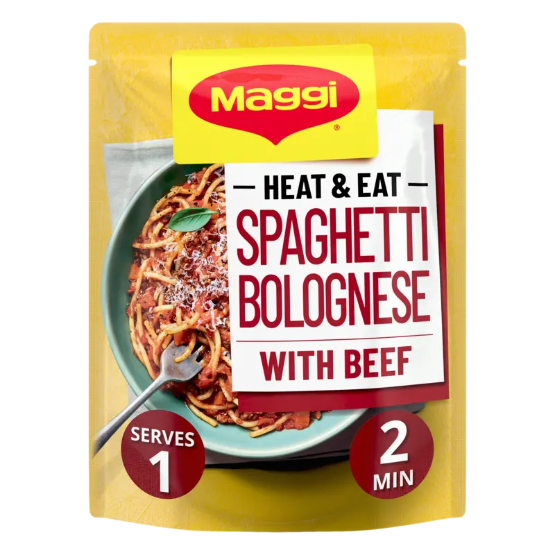 Maggi Heat & eat spaghetti bolognese