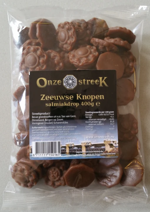 Zeeuwse knop drop Salmiak smaak