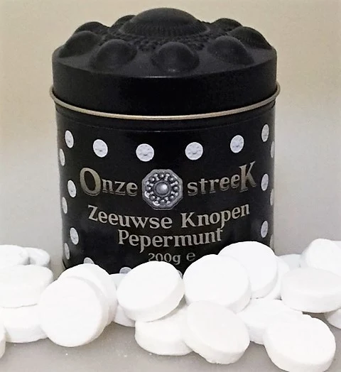 Bewaarblik Zeeuwse knop pepermunt (200 gram)