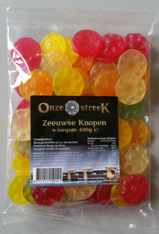 Winegums Zeeuwse knop 400 gram