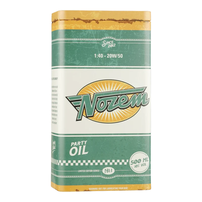 Nozem Oil 0,50l cadeauset + 2 shotcups in blik limited edition