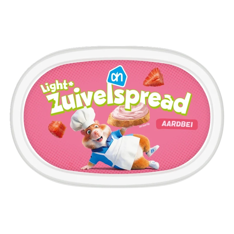 Hamsterchef Zuivelspread light aardbei
