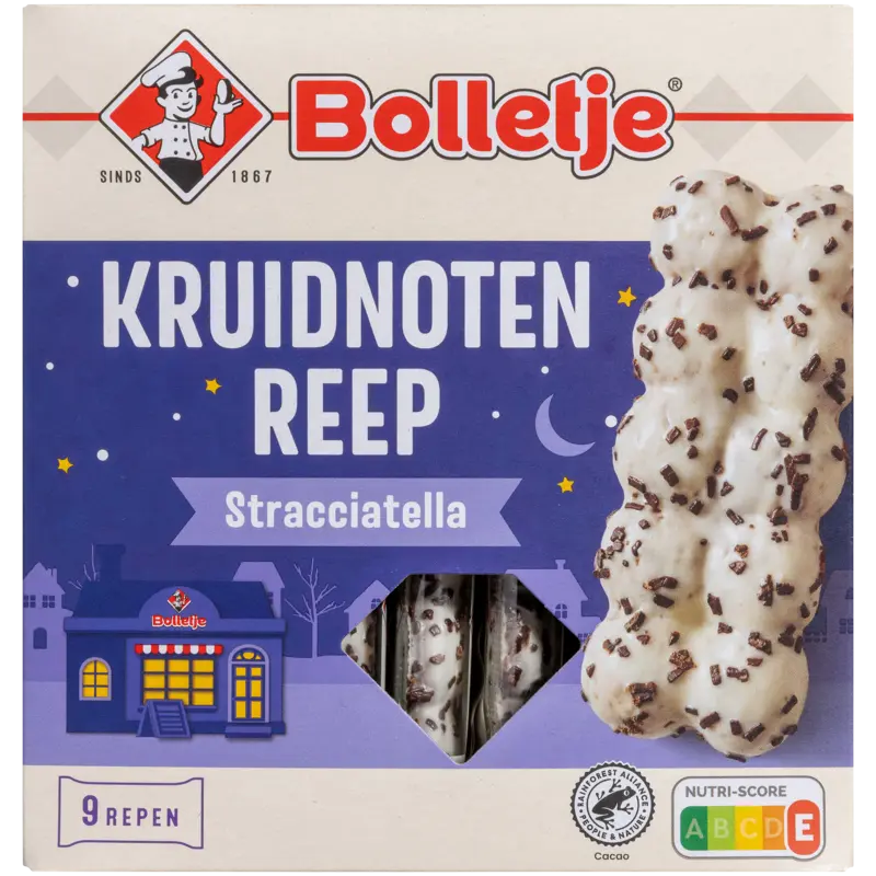 Bolletje Kruidnotenreep stracciatella