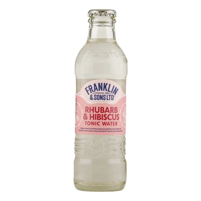 Franklin & Sons Rhubarb & Hibiscus tonic water