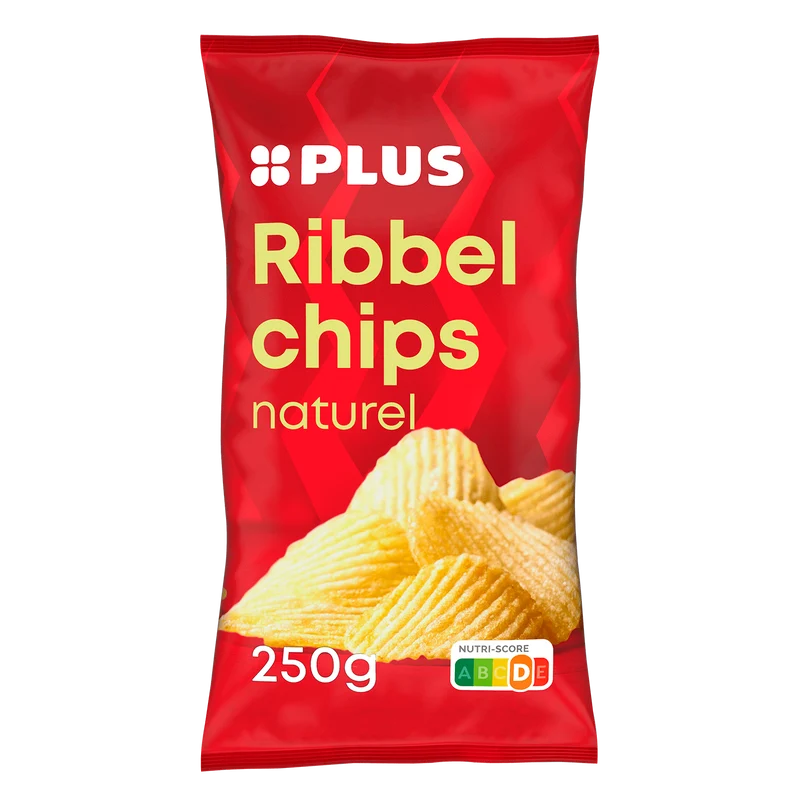 Ribbelchips naturel