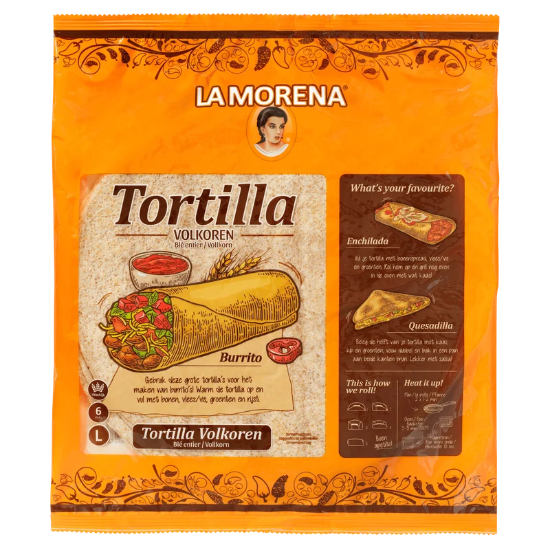 La Morena Tortilla volkoren