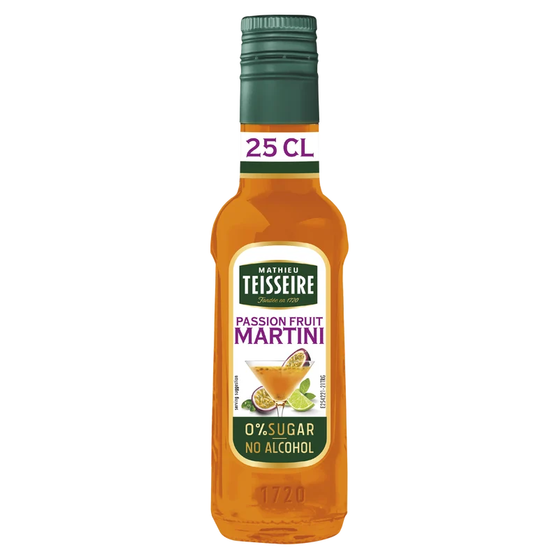 Teisseire Mathieu Passionfruit Martini 0% siroop