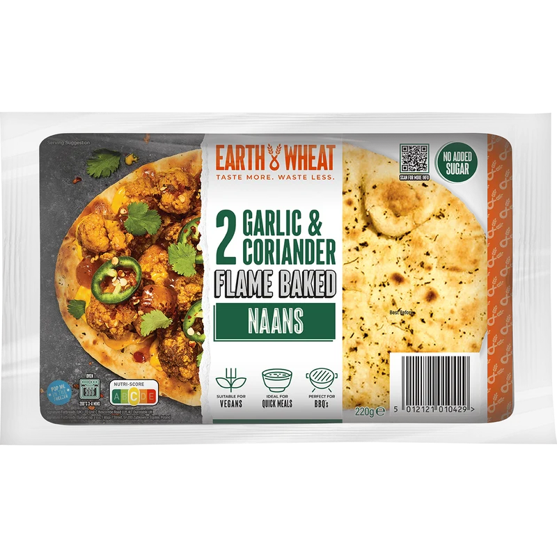 Earth & Wheat Naanbrood knoflook koriander