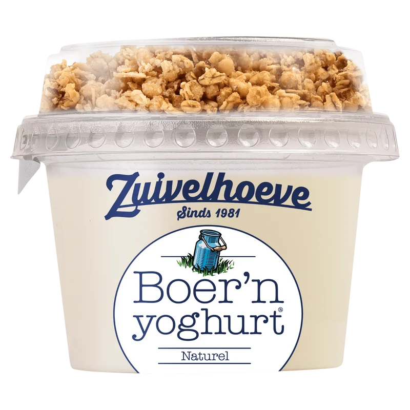 Zuivelhoeve Boer'n Yoghurt muesli naturel