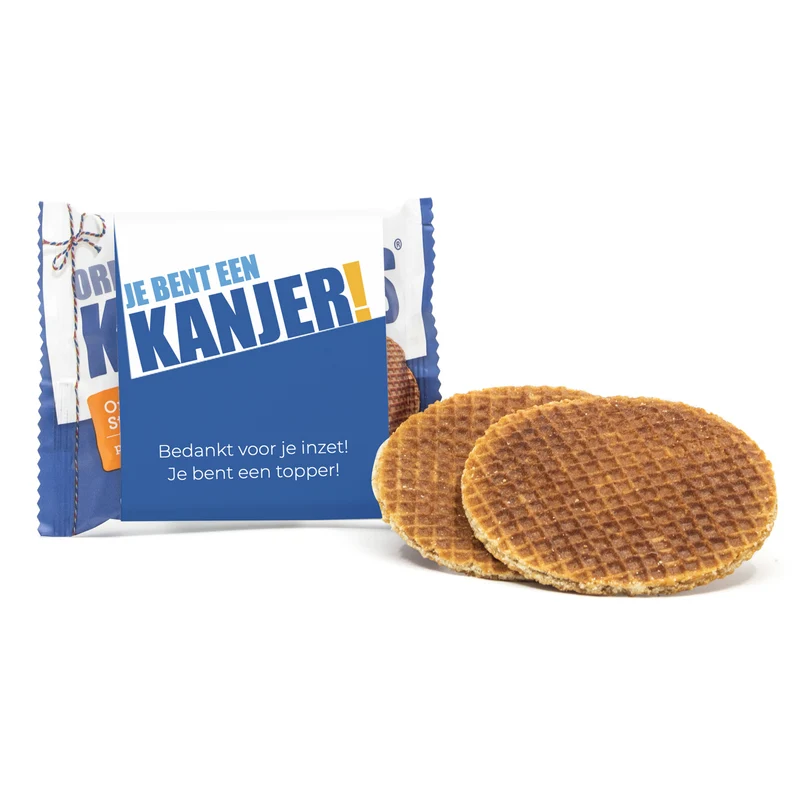 Kanjers Stroopwafels met eigen sleeve - Compliment