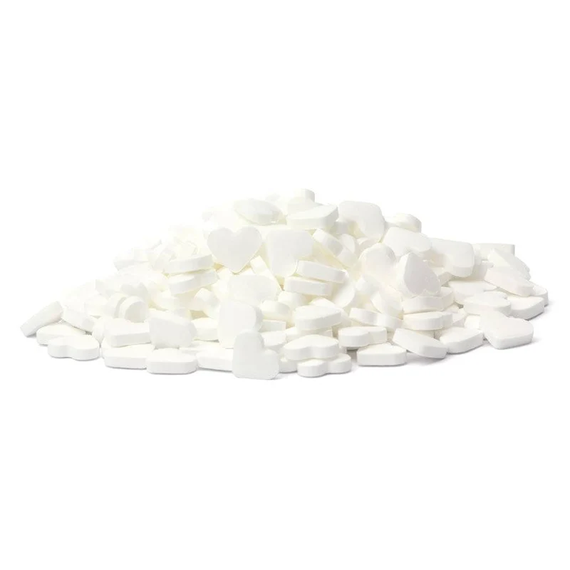 Mini dextrose mint hartjes (kilo)