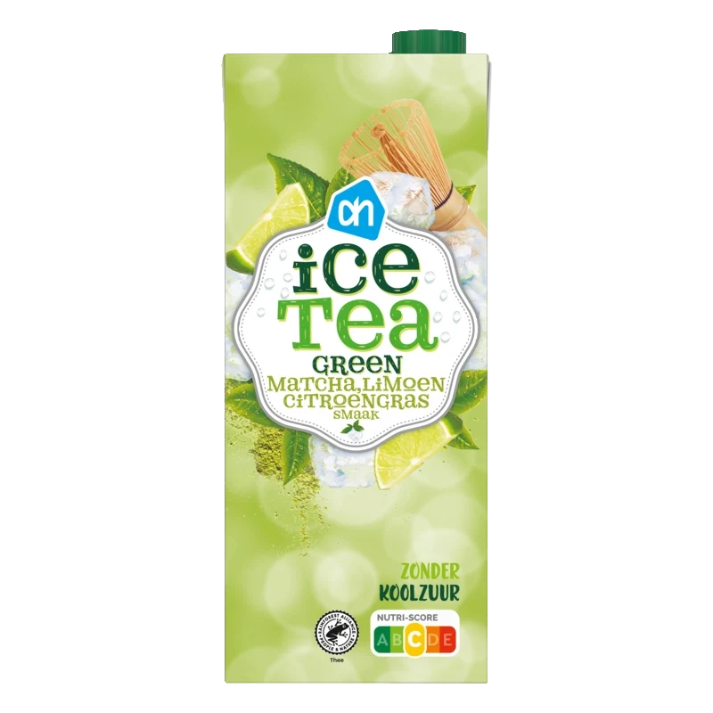 Ice tea green matcha limoen-citroengras
