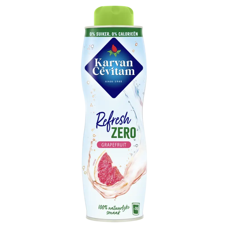 Karvan Cévitam Refresh zero grapefruit siroop